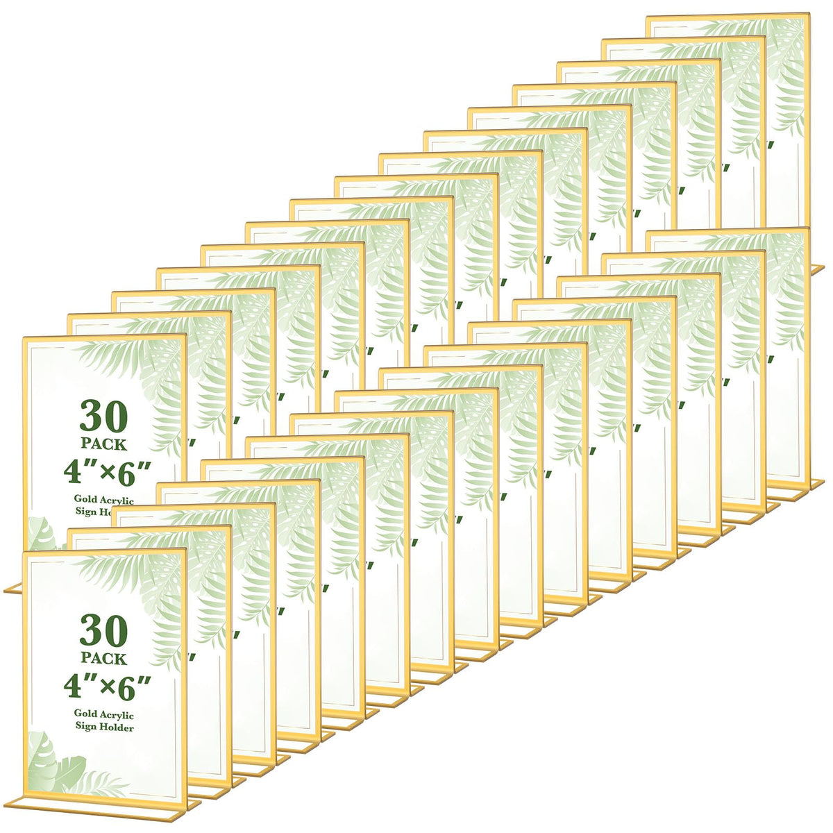 Clear Acrylic Sign Holders for Weddings & Event Tables