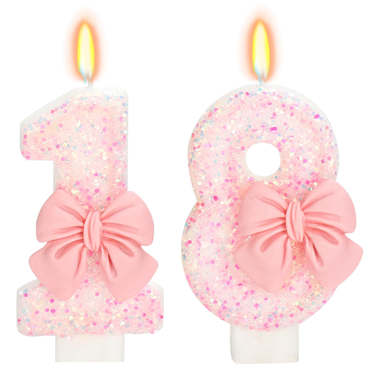 Bow-Shaped Birthday Candle for Cakes & Party Decor