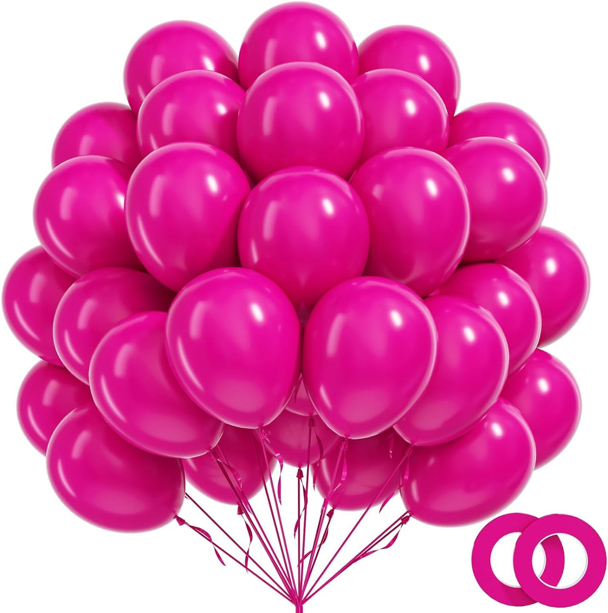 100-Pack 12-Inch Latex Balloons for Parties & Events