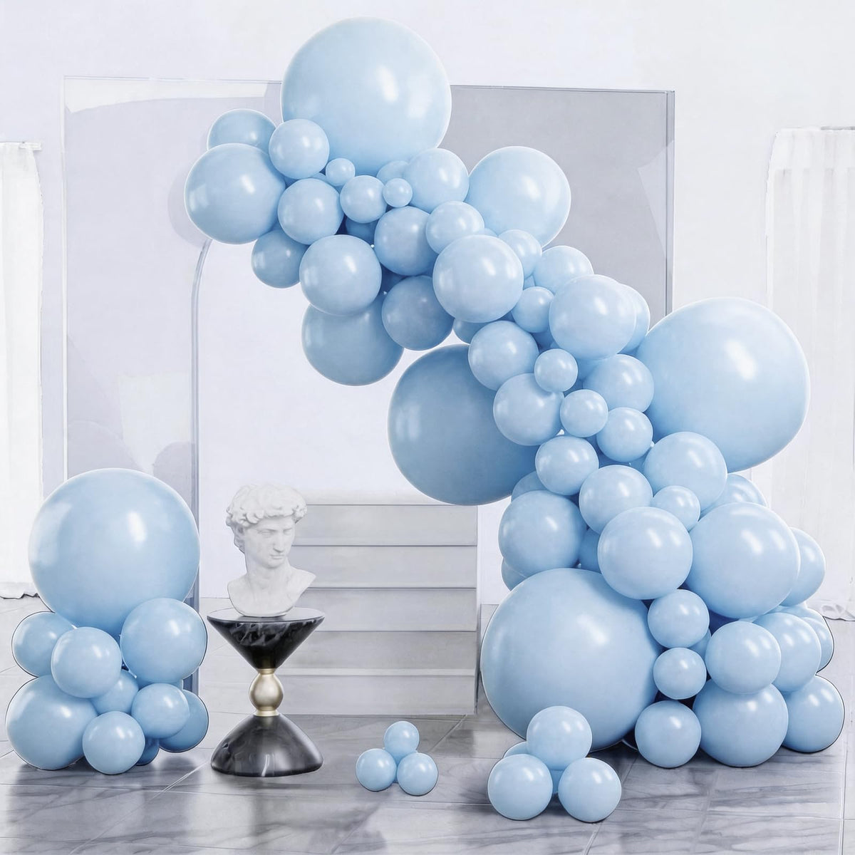 140-Piece Mixed-Size Balloon Pack for Party Decorations