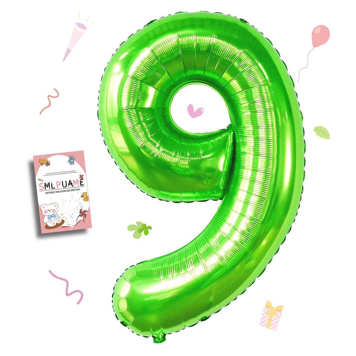 40-Inch Jumbo Foil Number Balloon for Birthday Parties
