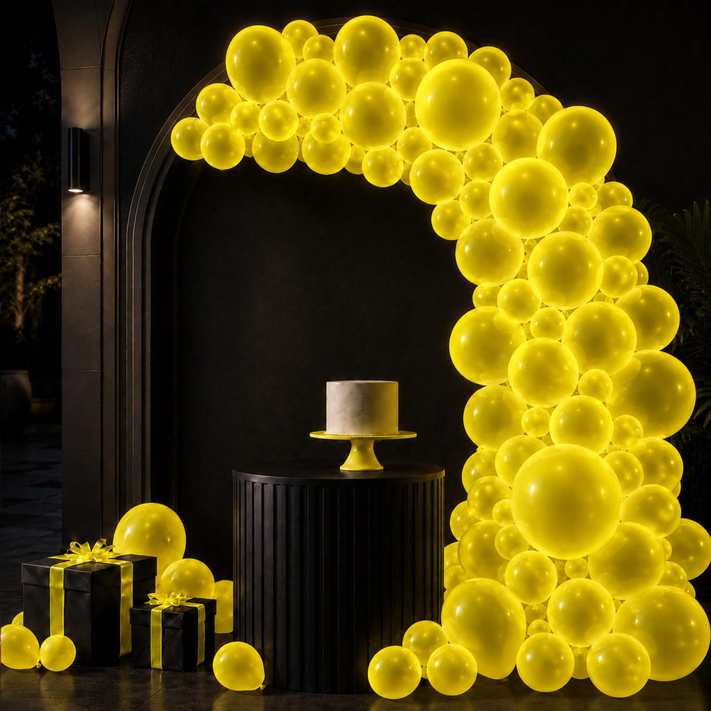 UV Neon Glow Balloons for Blacklight Parties & Events