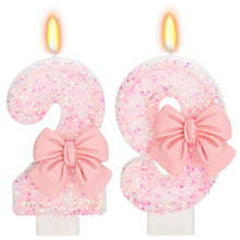 Bow-Shaped Birthday Candle for Cakes & Party Decor