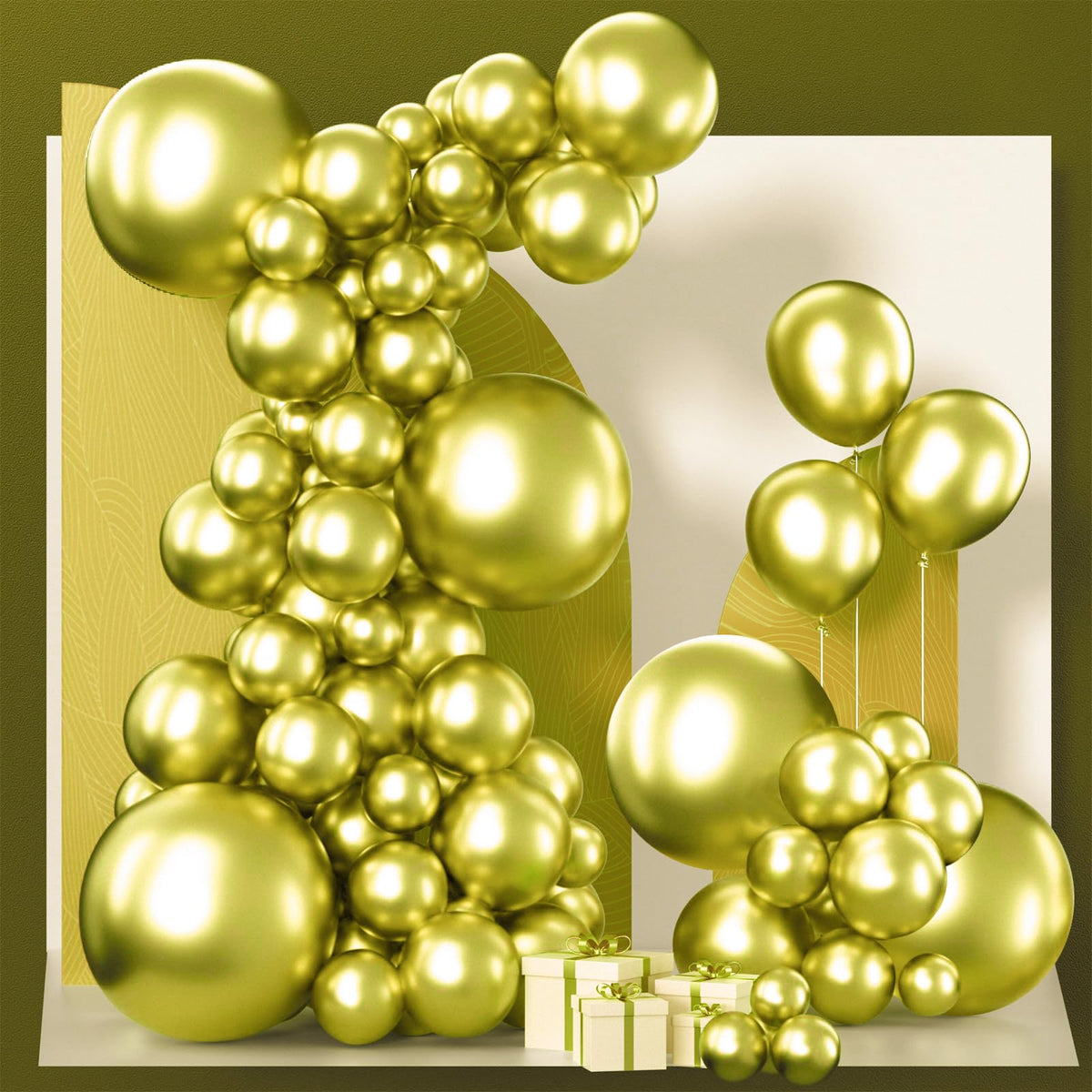 140-Piece Mixed-Size Balloon Pack for Party Decorations