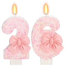 Bow-Shaped Birthday Candle for Cakes & Party Decor