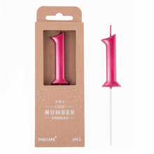 Large Elegant Number Candle for Birthday Cake Celebrations