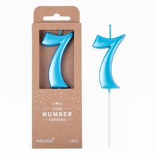 Large Elegant Number Candle for Birthday Cake Celebrations