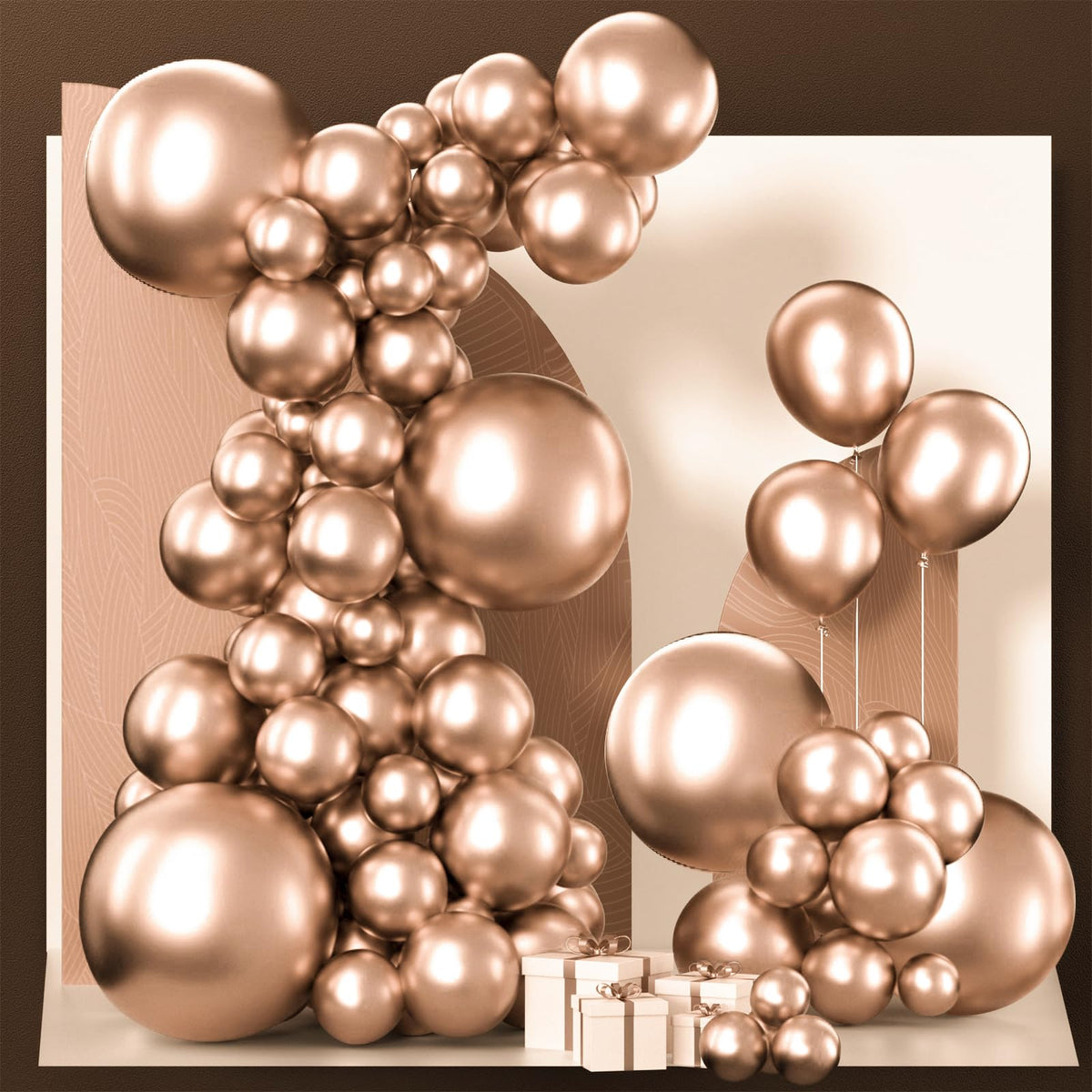 140-Piece Mixed-Size Balloon Pack for Party Decorations