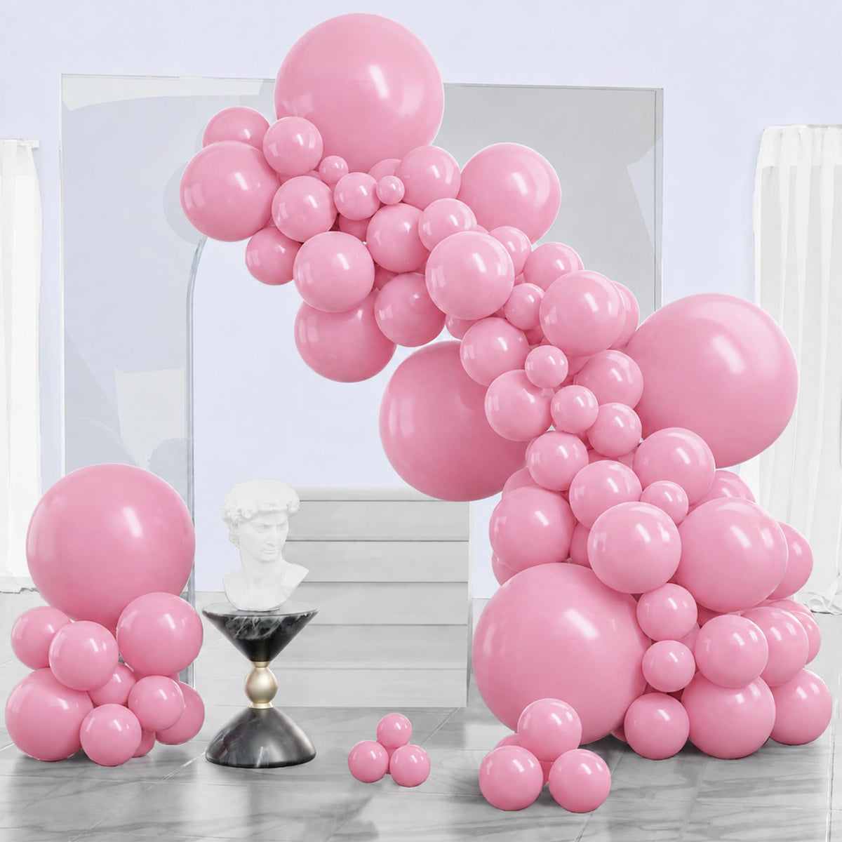 140-Piece Mixed-Size Balloon Pack for Party Decorations