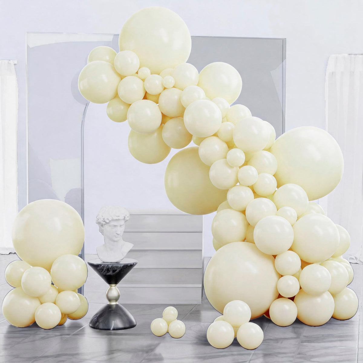 140-Piece Mixed-Size Balloon Pack for Party Decorations