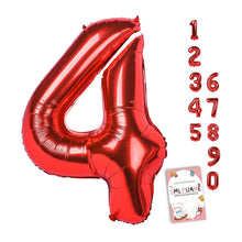 40-Inch Jumbo Foil Number Balloon for Birthday Parties