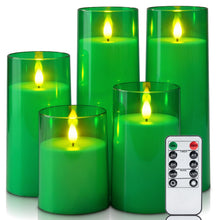 Homemory Acrylic Flameless Candle Set for Party Decor