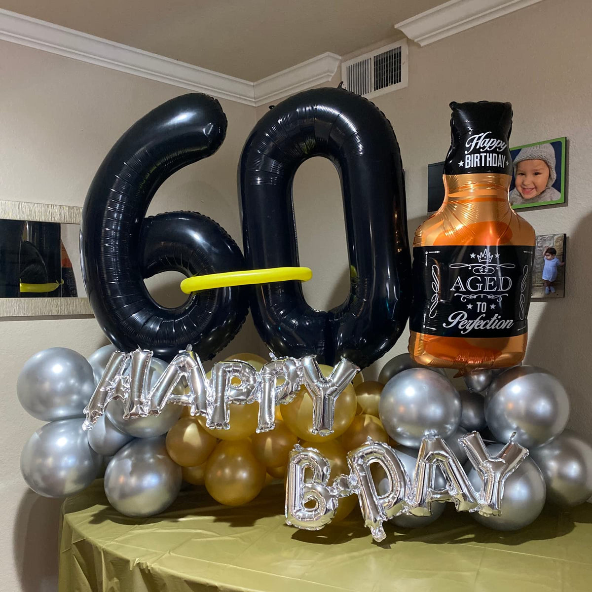 40-Inch Jumbo Foil Number Balloon for Birthday & Events