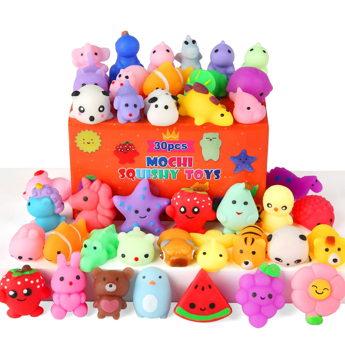 Kawaii Mini Animal Squishy Toys for Kids Party Favors