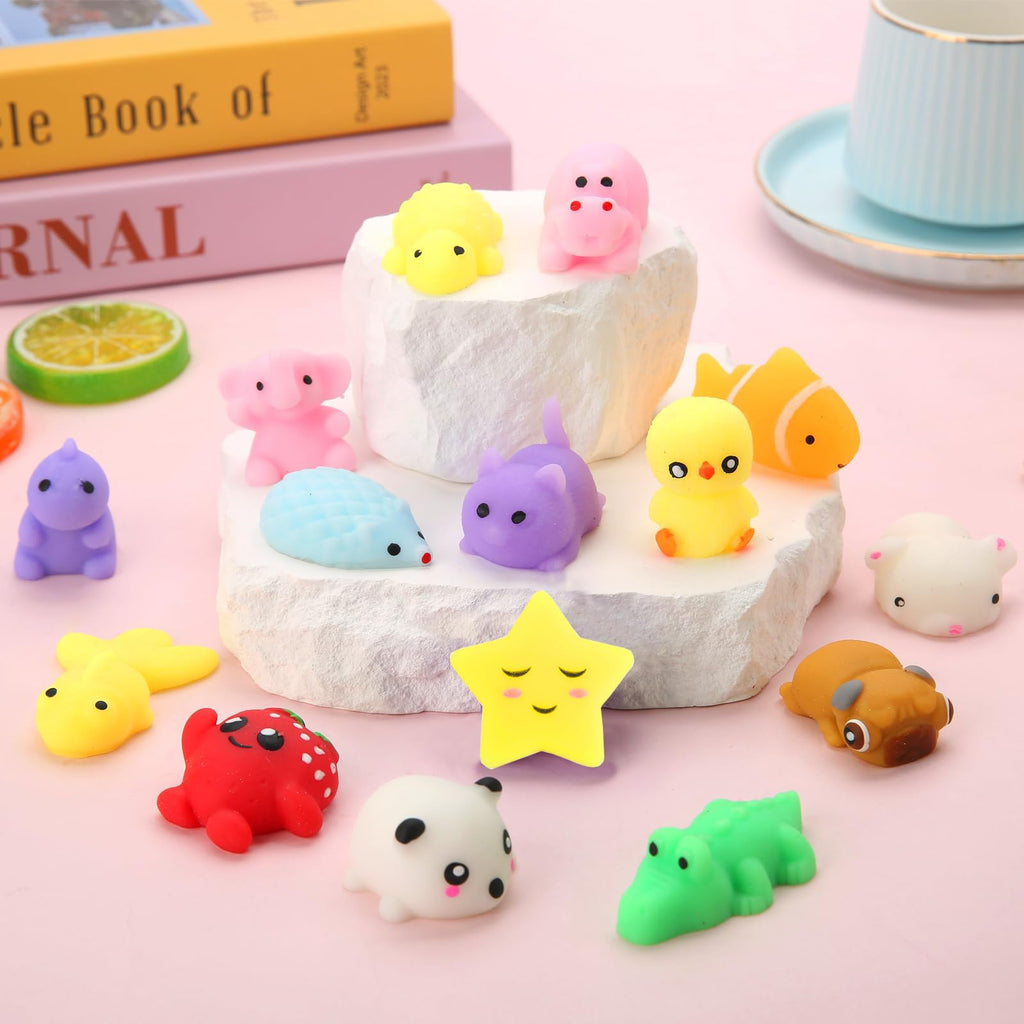 Kawaii Mini Animal Squishy Toys for Kids Party Favors