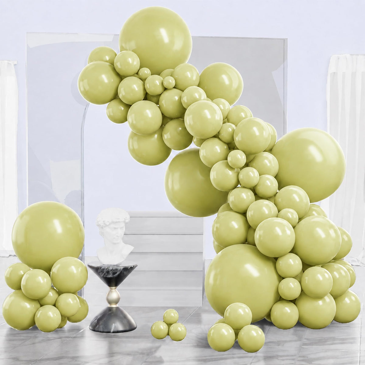 140-Piece Mixed-Size Balloon Pack for Party Decorations