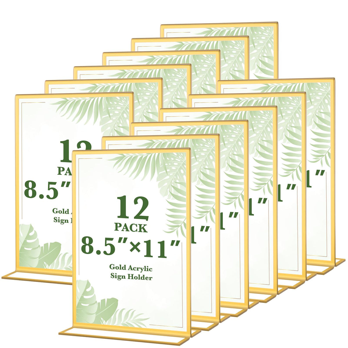 Clear Acrylic Sign Holders for Weddings & Event Tables