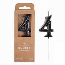 Large Elegant Number Candle for Birthday Cake Celebrations