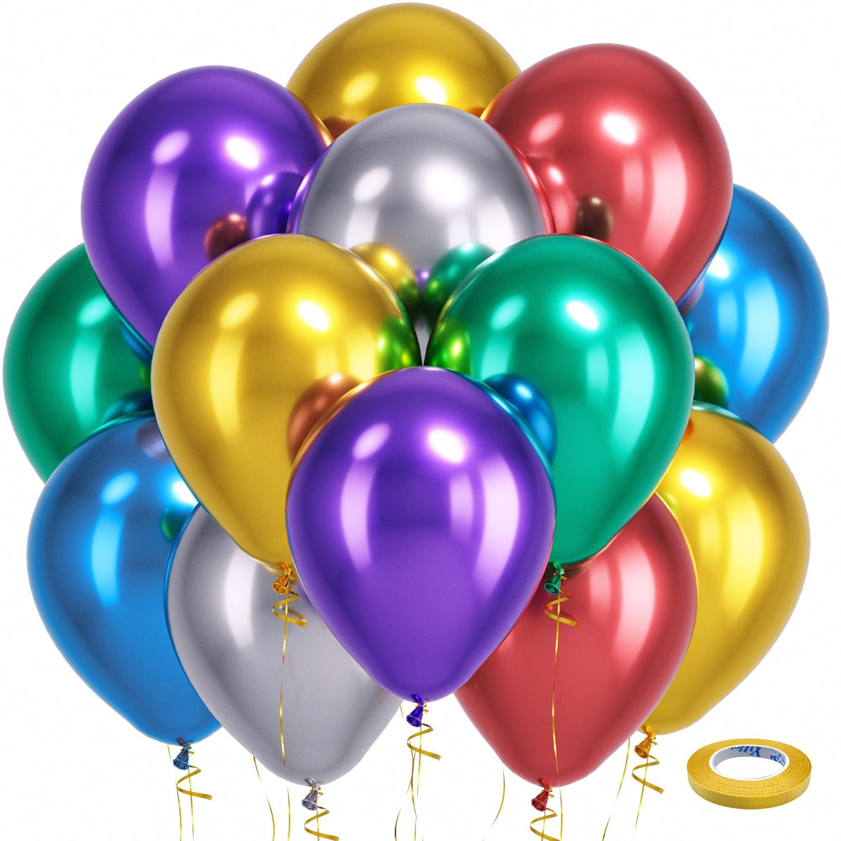 Assorted Latex Balloons for Parties & Event Decorations