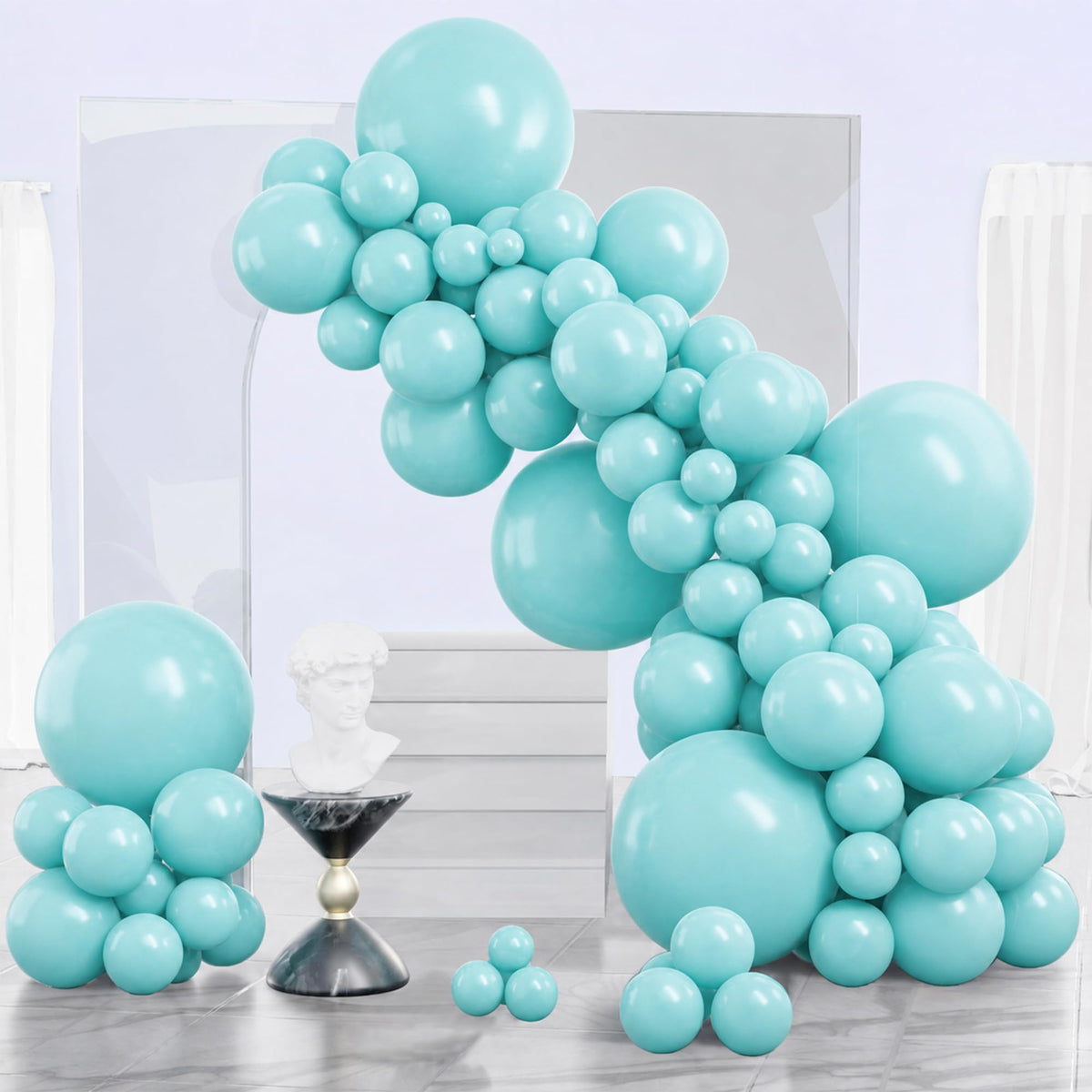 140-Piece Mixed-Size Balloon Pack for Party Decorations