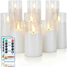 Homemory Acrylic Flameless Candle Set for Party Decor