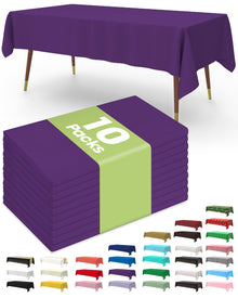 Disposable Plastic Tablecloth for Parties & Events