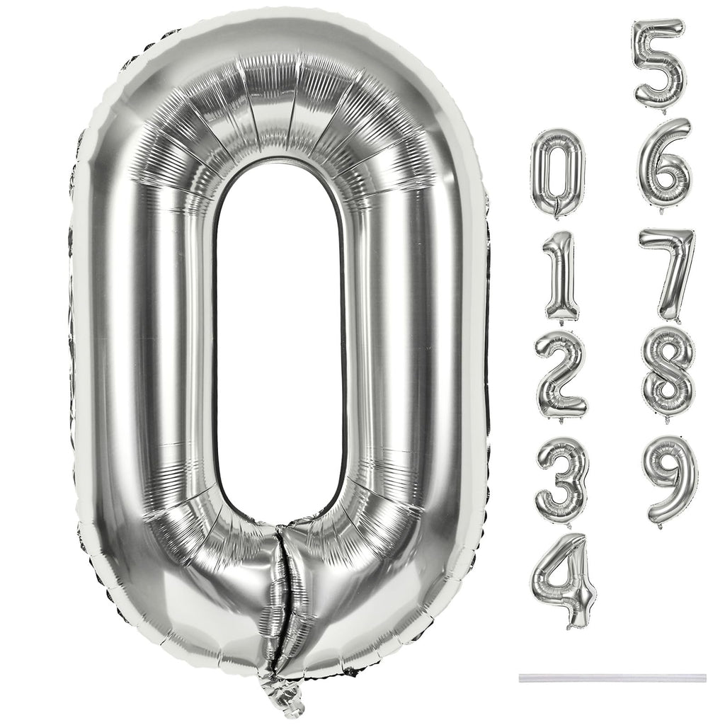 40-Inch Jumbo Foil Number Balloon for Birthday & Events
