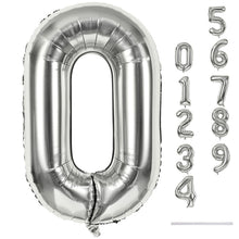 40-Inch Jumbo Foil Number Balloon for Birthday & Events