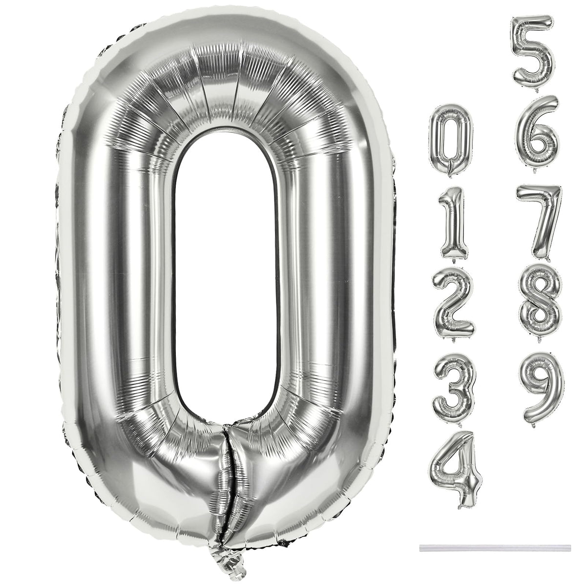 40-Inch Jumbo Foil Number Balloon for Birthday & Events