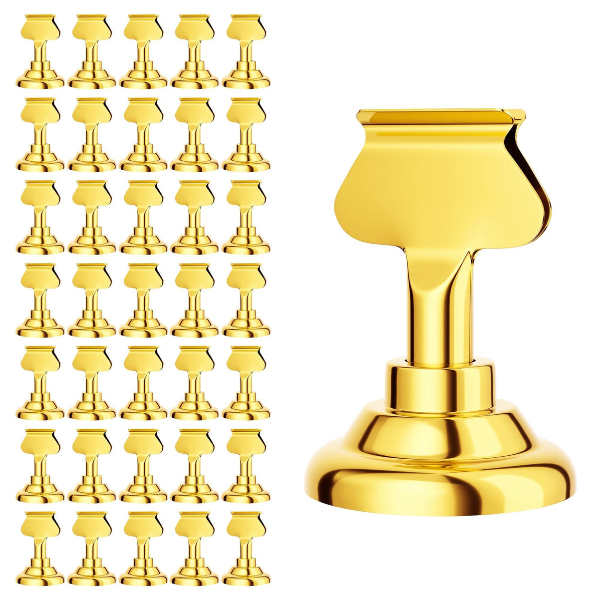 16-Piece Gold Table Card Holders for Weddings & Events