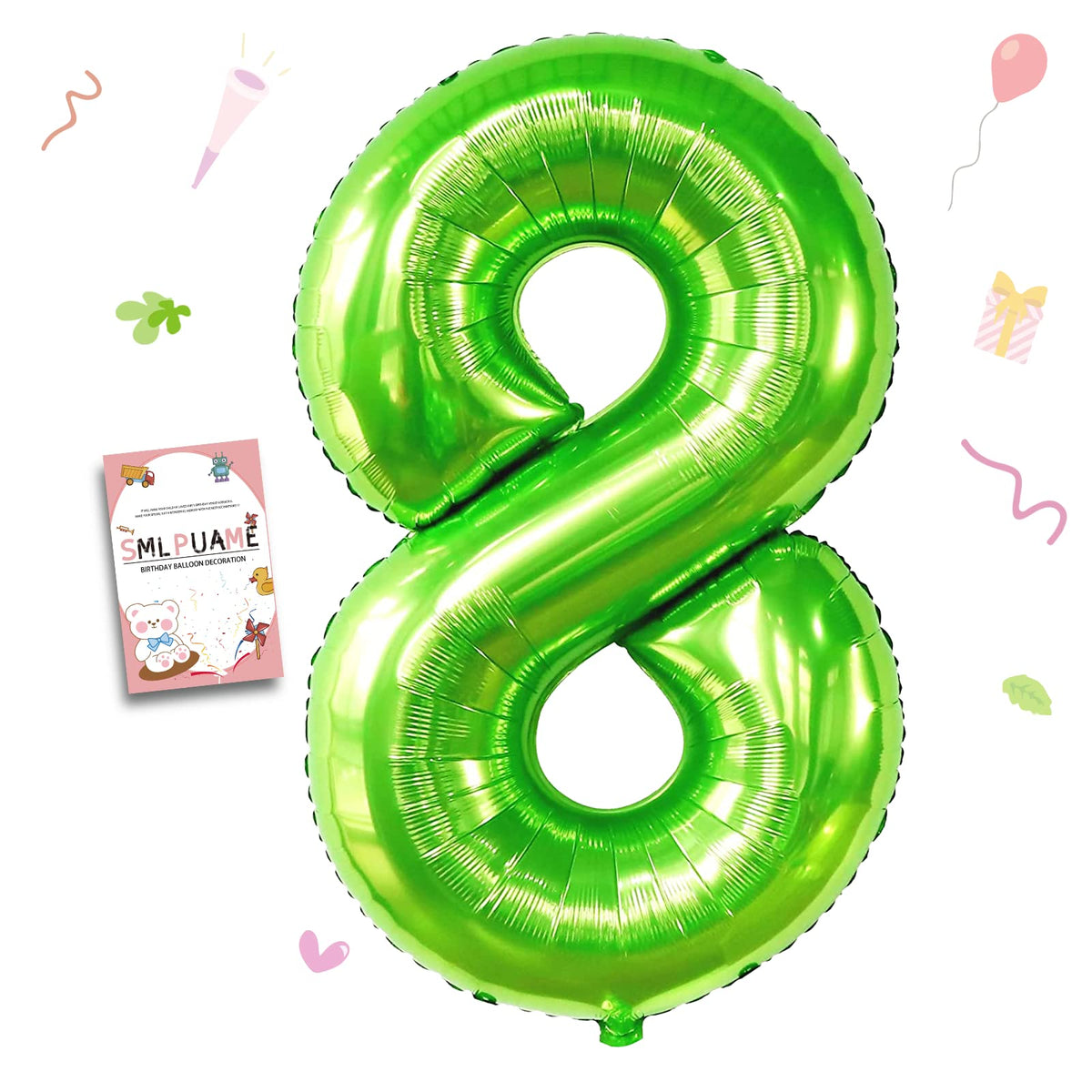 40-Inch Jumbo Foil Number Balloon for Birthday Parties
