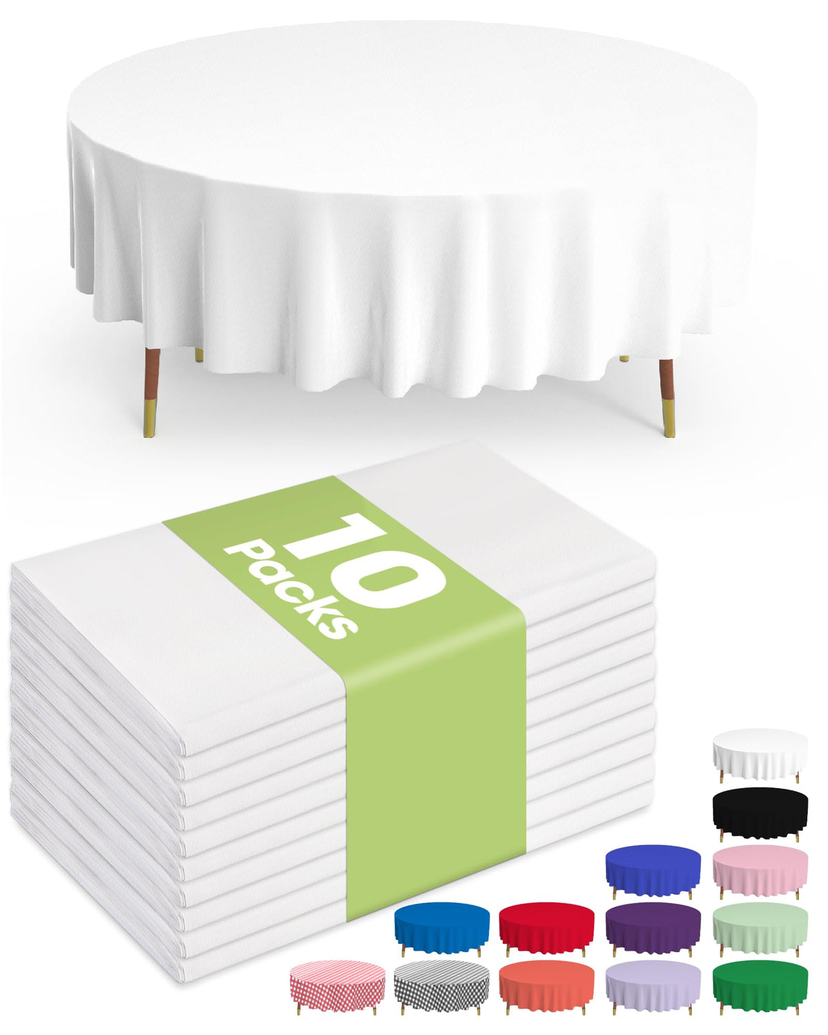 Disposable Plastic Tablecloth for Parties & Events