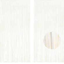 2-Pack Foil Fringe Backdrop Curtains for Party Events