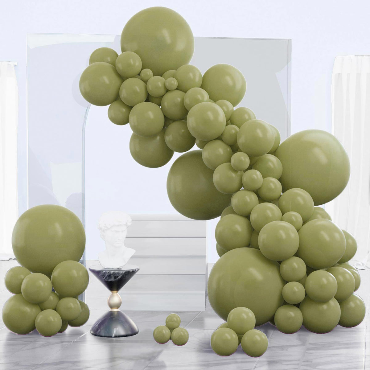 140-Piece Mixed-Size Balloon Pack for Party Decorations
