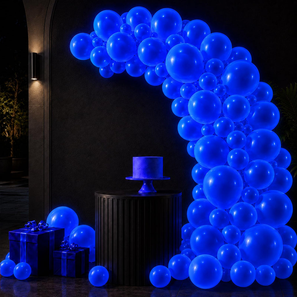 UV Neon Glow Balloons for Blacklight Parties & Events