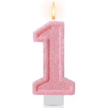 Strawberry Number 1 Candle for First Birthday Cakes