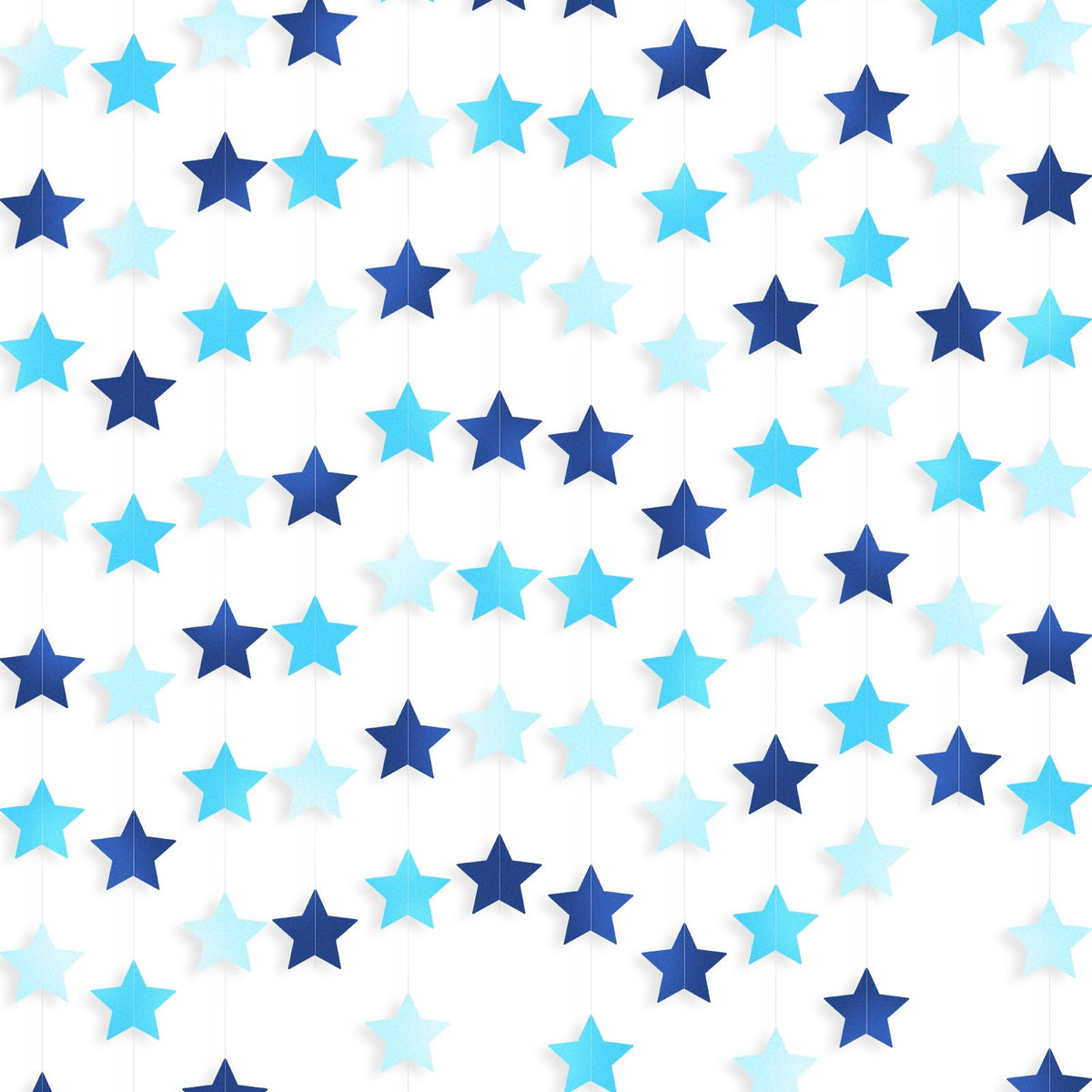130-Foot Star Garland Banner for Parties & Event Decor