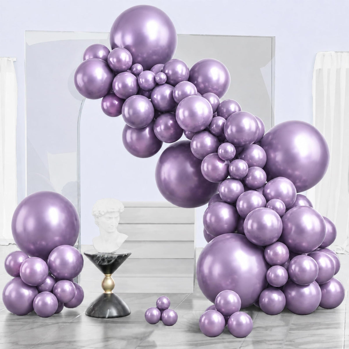 140-Piece Mixed-Size Balloon Pack for Party Decorations