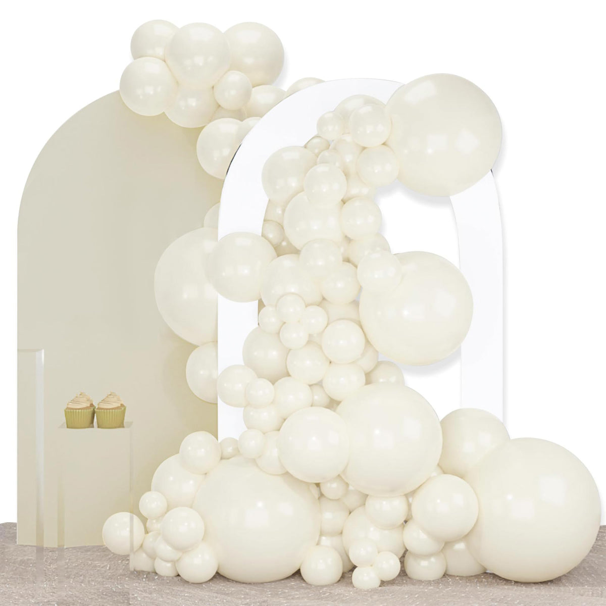 140-Piece Mixed-Size Balloon Pack for Party Decorations