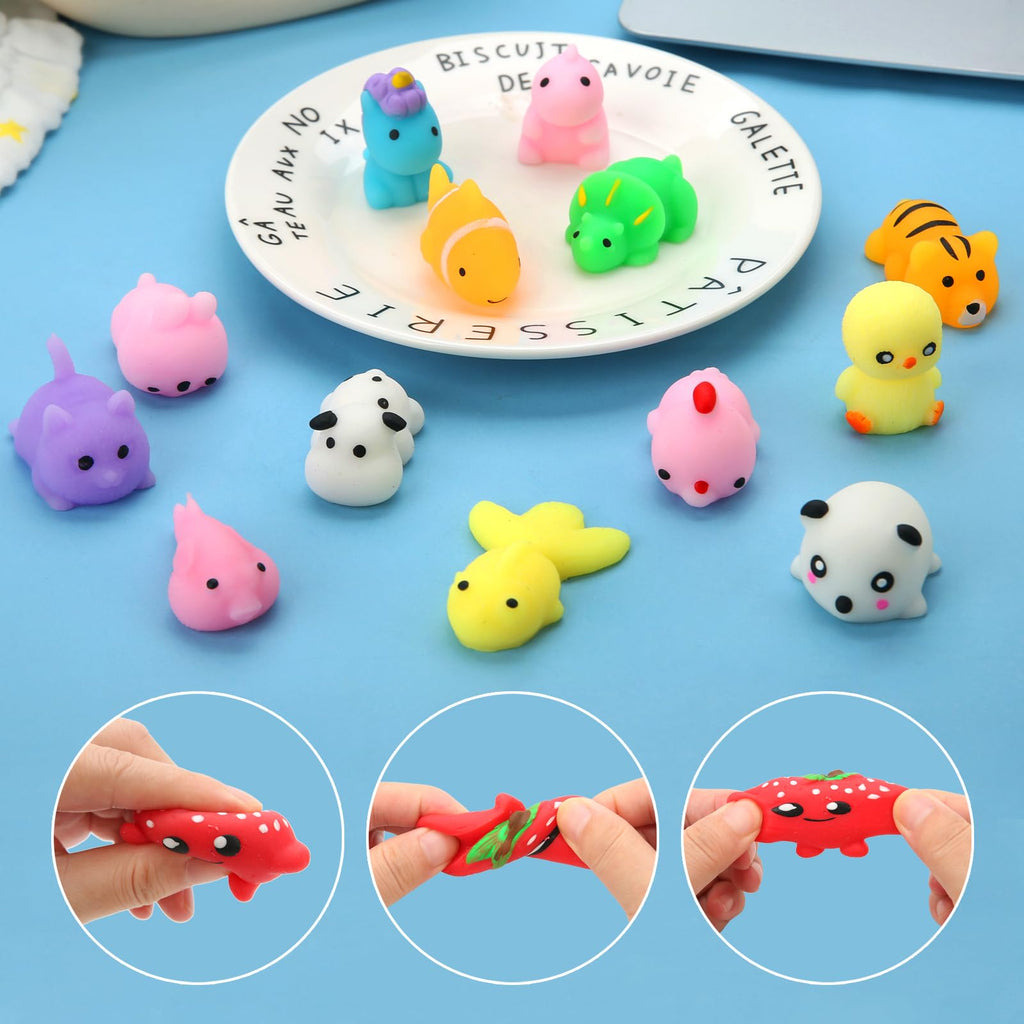 Kawaii Mini Animal Squishy Toys for Kids Party Favors
