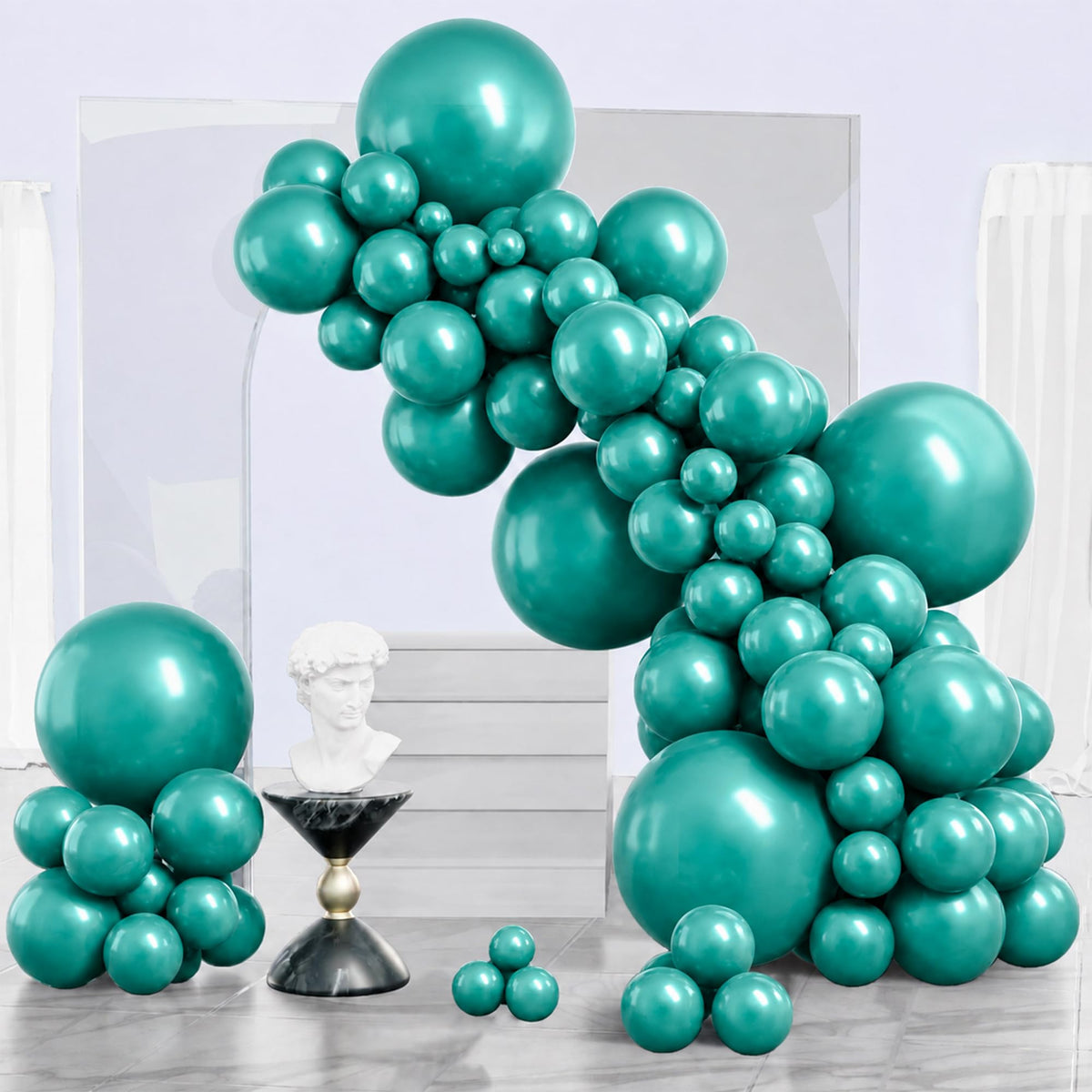 140-Piece Mixed-Size Balloon Pack for Party Decorations