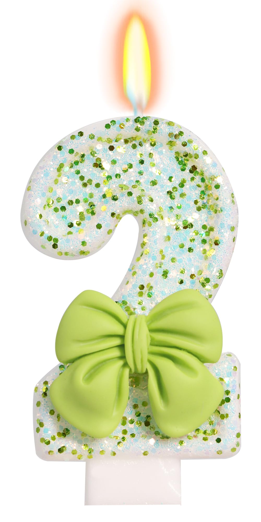 Bow-Shaped Birthday Candle for Cakes & Party Decor