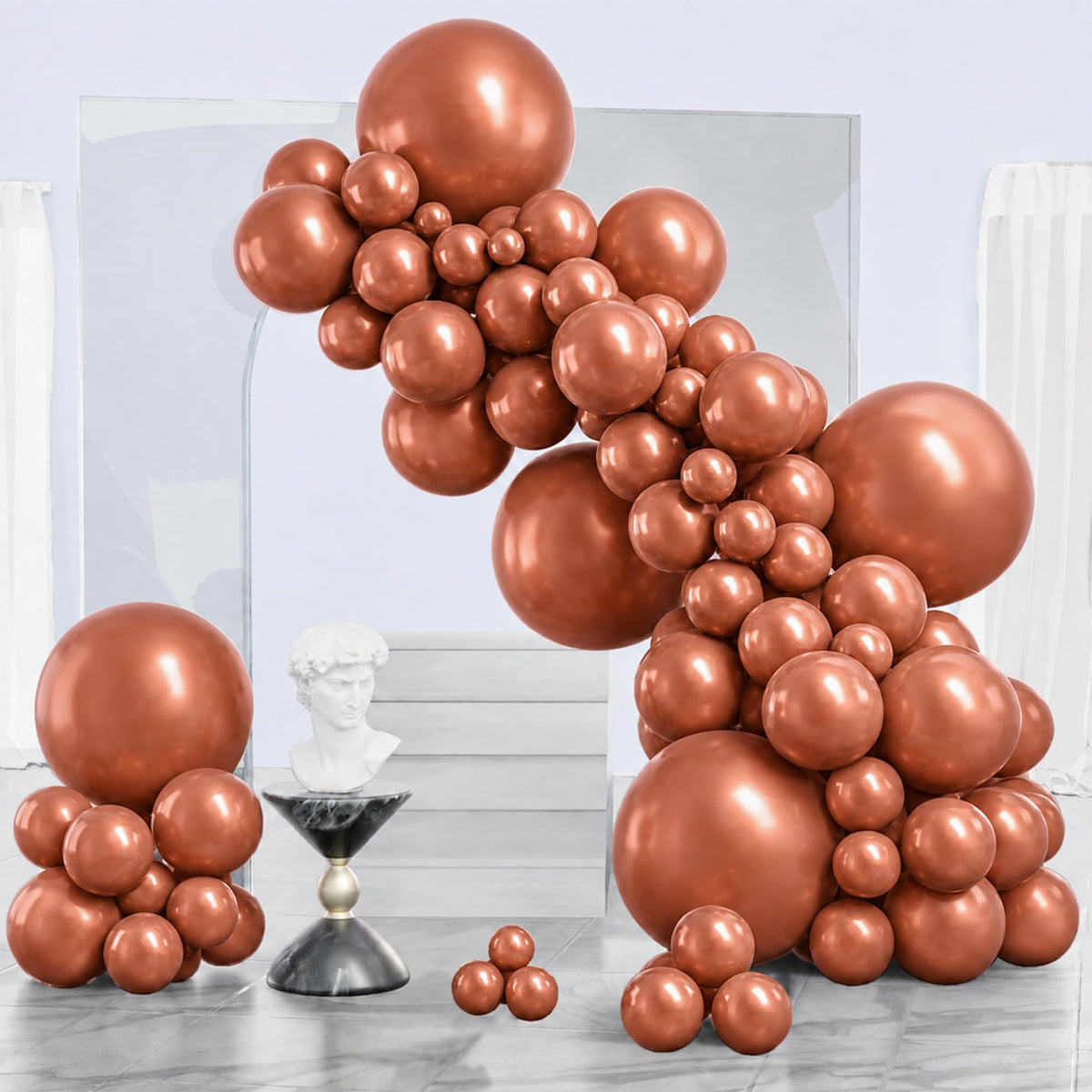 140-Piece Mixed-Size Balloon Pack for Party Decorations