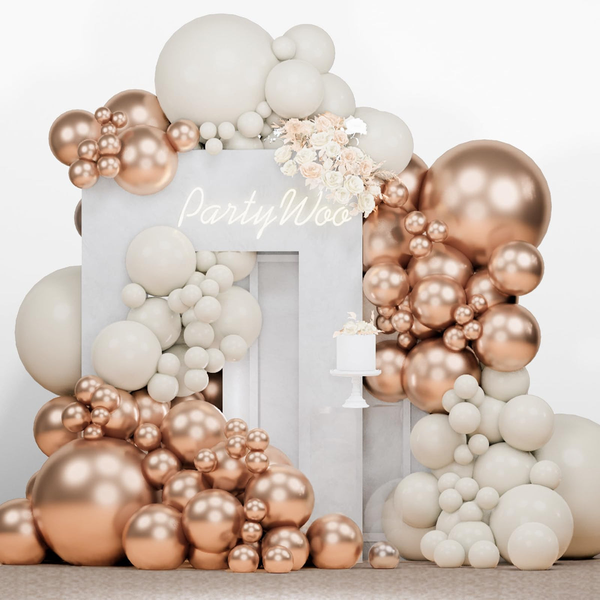 140-Piece Mixed-Size Balloon Pack for Party Decorations
