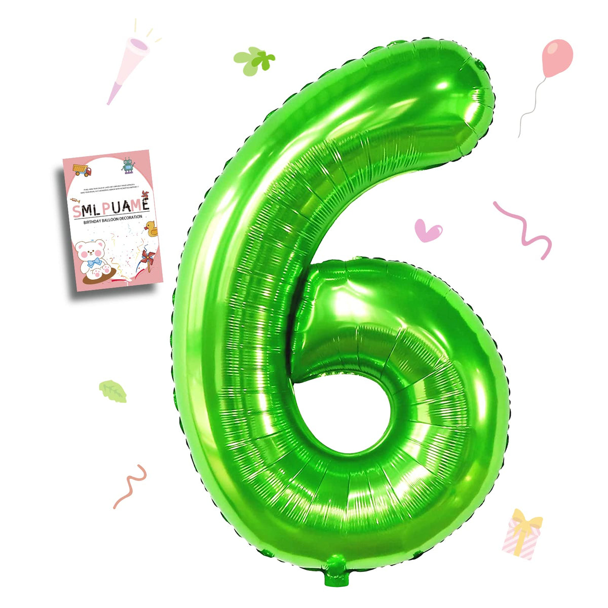 40-Inch Jumbo Foil Number Balloon for Birthday Parties