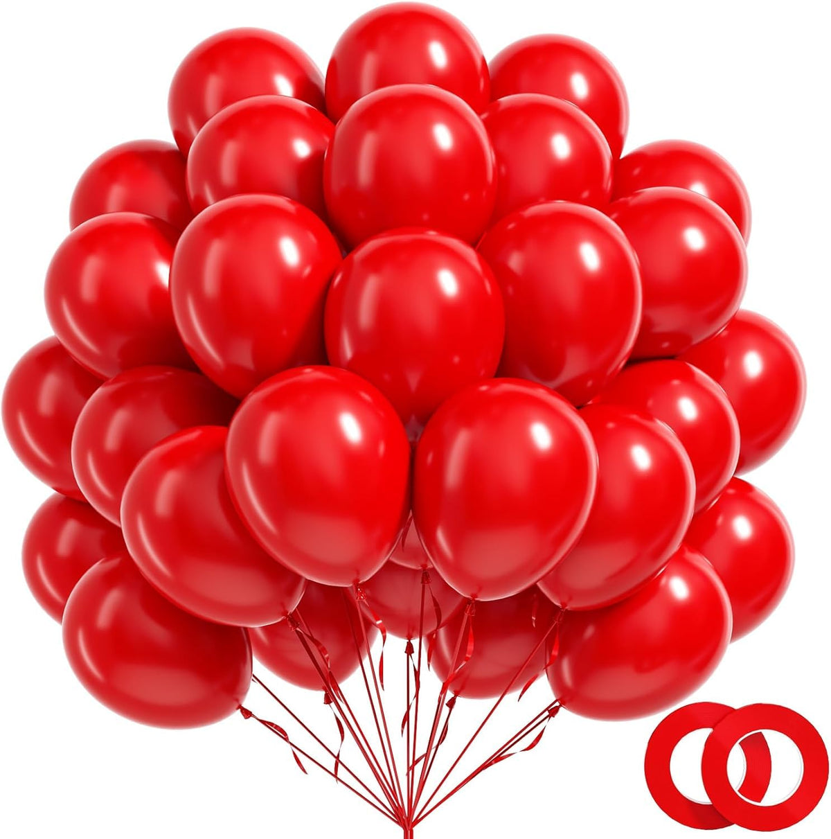 100-Pack 12-Inch Latex Balloons for Parties & Events