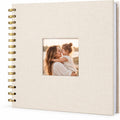 Linen Scrapbook Photo Album for Weddings & Memories