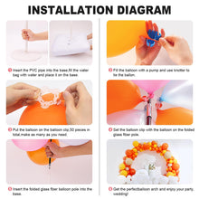 9 x 10-Foot Adjustable Balloon Arch Stand for Party Backdrops