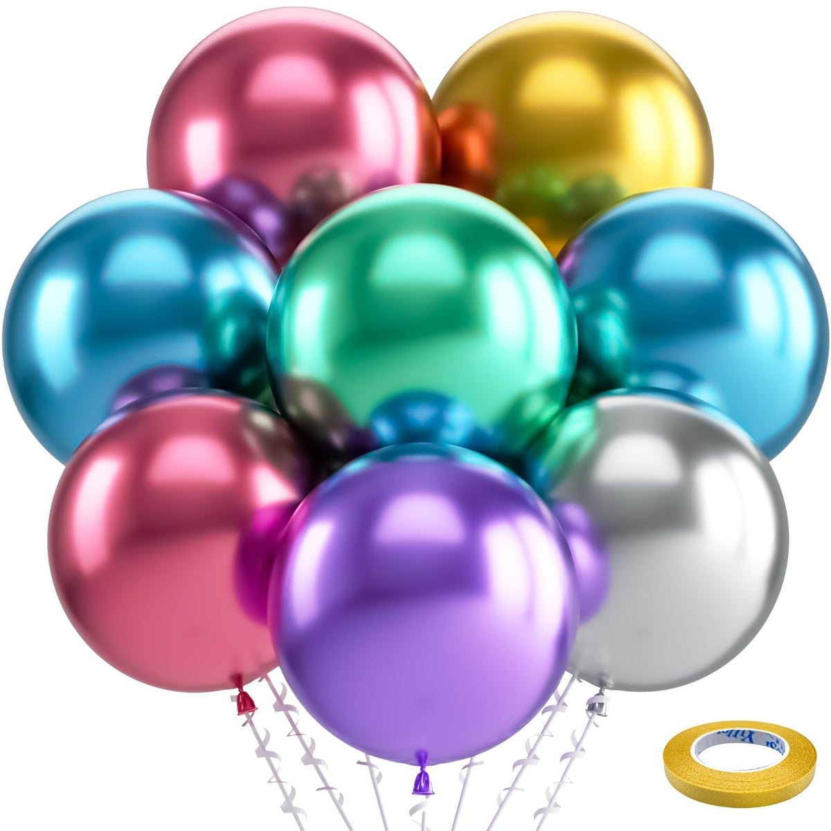 Assorted Latex Balloons for Parties & Event Decorations