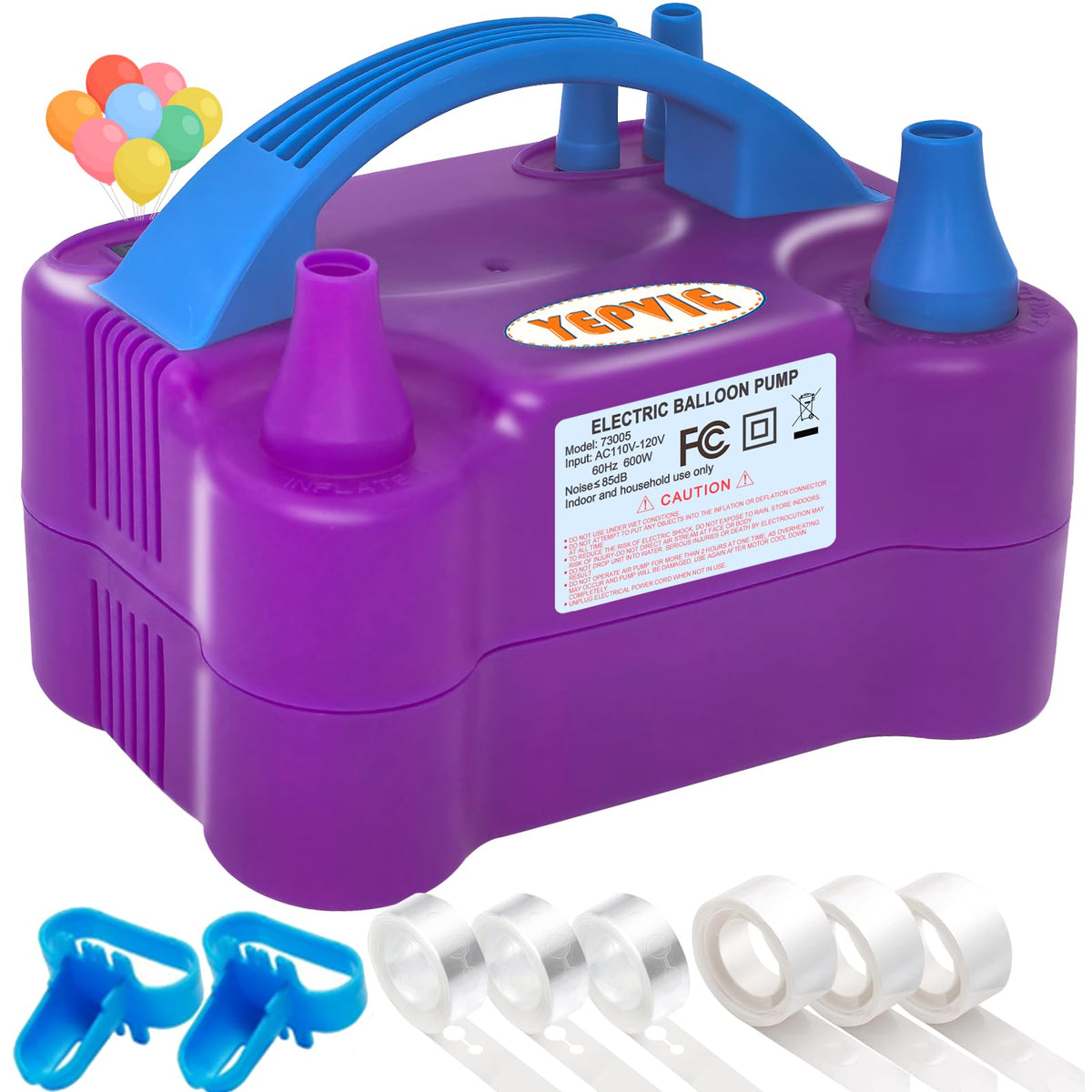 Portable Electric Balloon Pump with 14-Piece Arch Kit